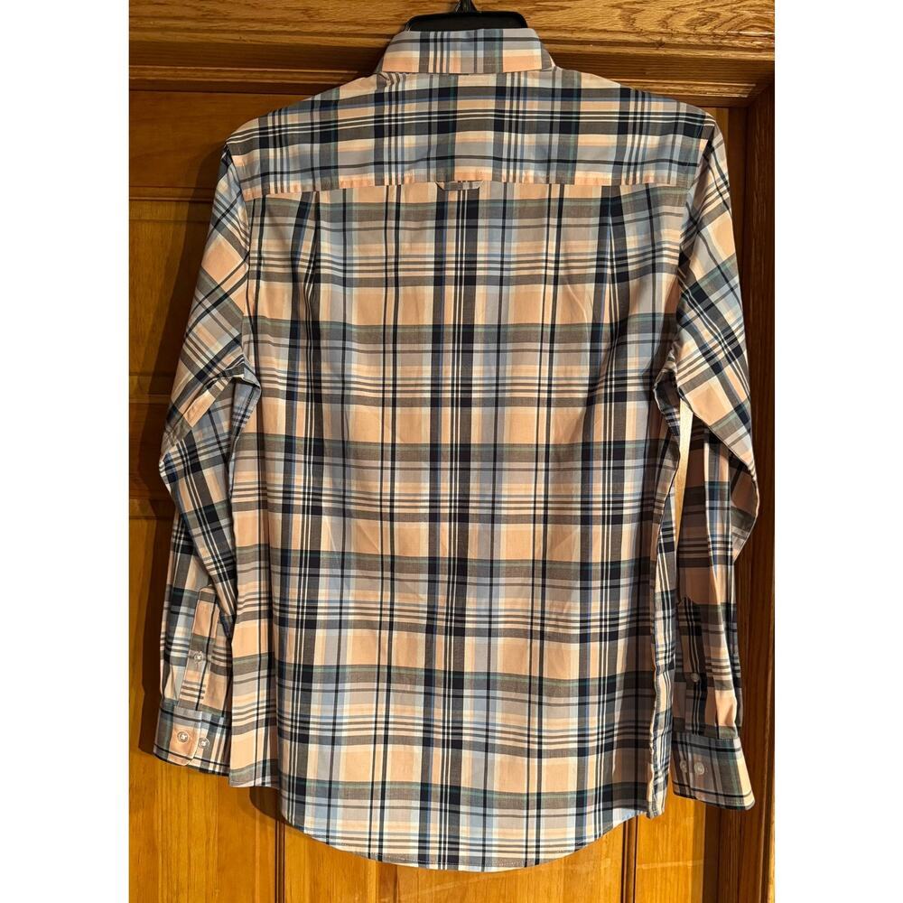Men's Club Room Men’s Plaid Stretch Button-Down Shirt Small - Picture 5 of 5
